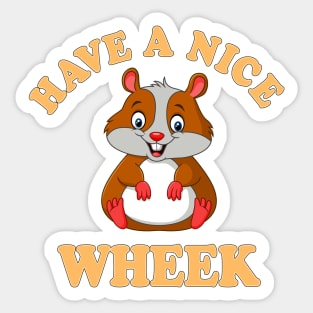 Guinea Pig Cavy Pet Furry Fluffy Wheek Sticker